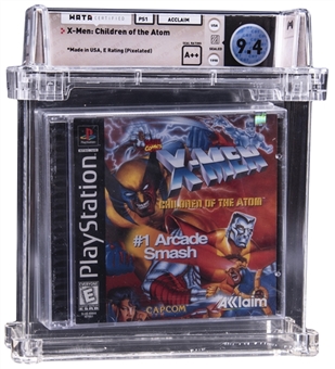 1998 PS1 PlayStation (USA) "X-Men: Children of the Atom" Sealed Video Game - WATA 9.4/A++